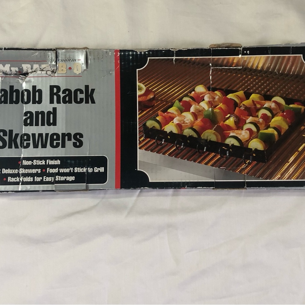 Kabob Rack and Skewers - Black
